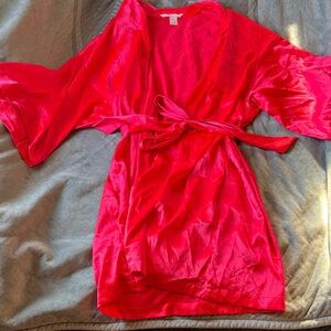 Victoria's Secret Bold Hot Pink Robe